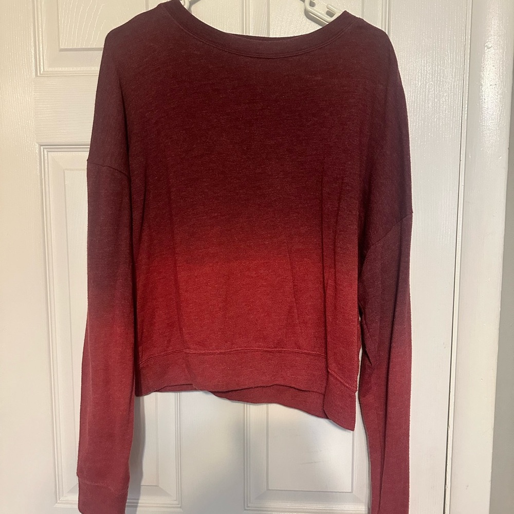 Red Ombré Sweatshirt